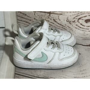 Nike Court Borough Low Recraft DV5458-102 Kids 6C Casual Shoes White/Jade Ice